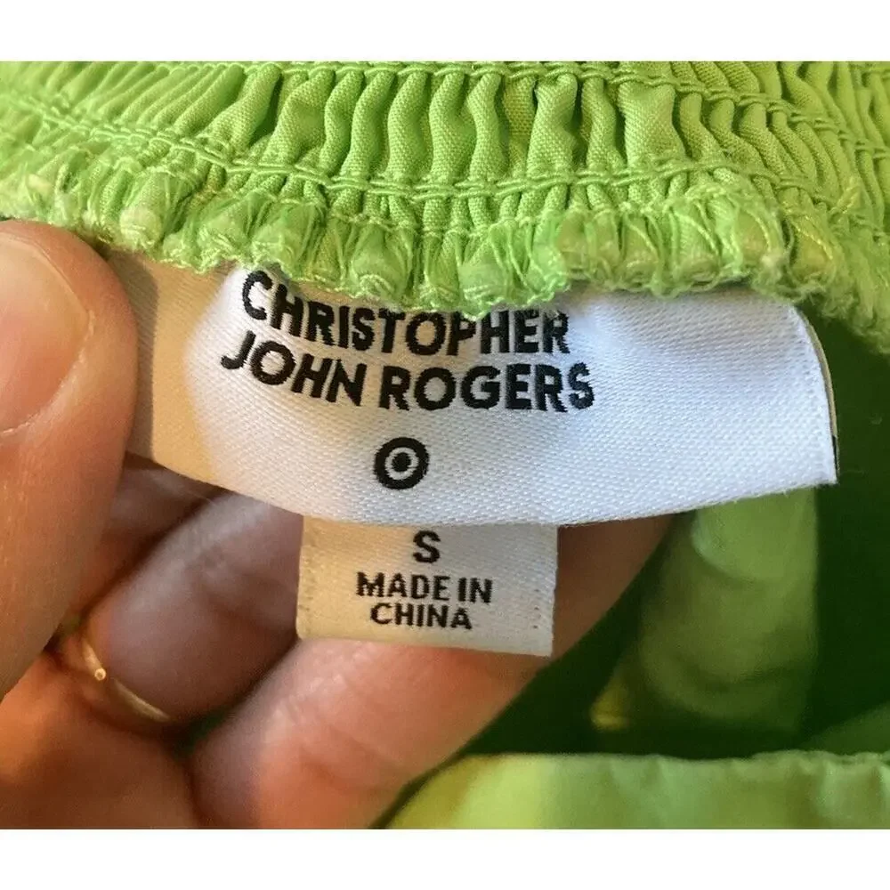 Christopher John Rogers Jumper Dress Size Small Women’s Neon Green - Picture 3 of 6